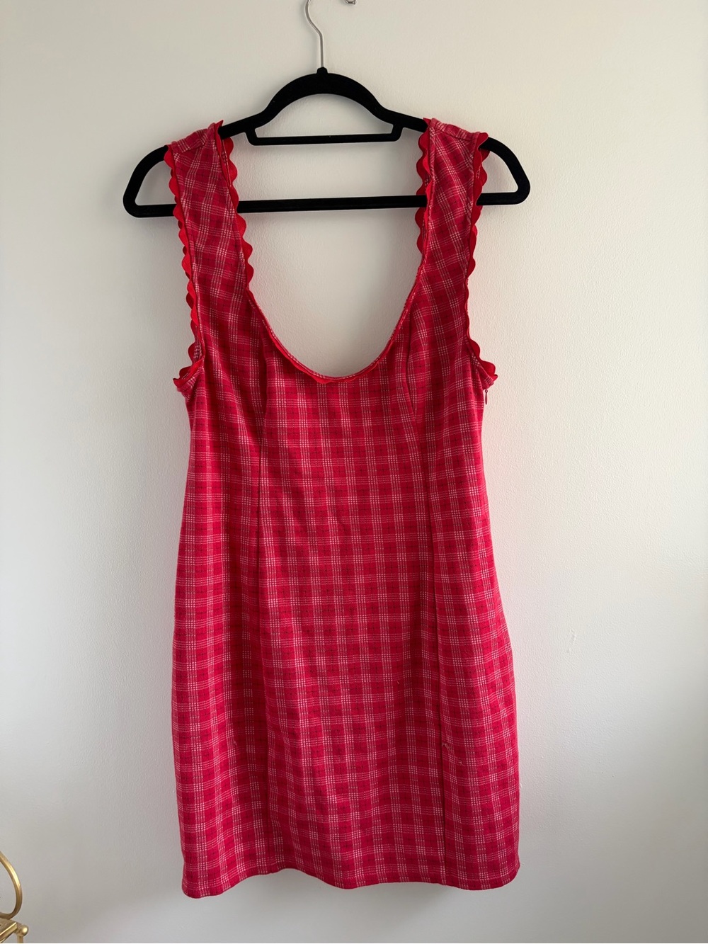 Free People Red Estelle Mini Dress